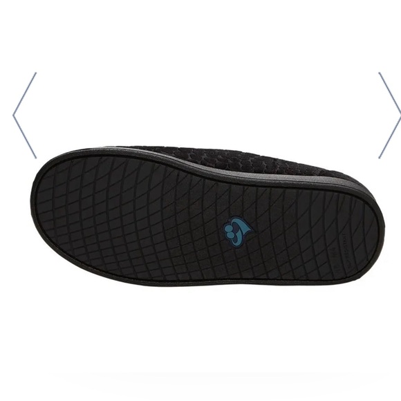 Silverts Women Extra Wide Easy Closure Comfort Slipper Black Animal Print 8 NWT - Picture 6 of 13